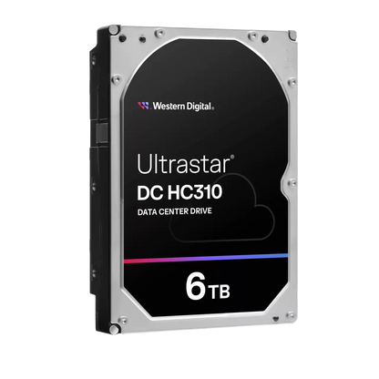 Western Digital Ultrastar DC HC310 6TB 3.5" SATA 7200RPM Data Centre Internal Hard Drive