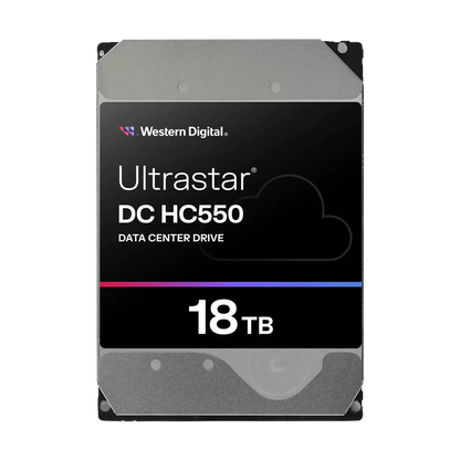 Western Digital Ultrastar DC HC550 18TB 3.5" SATA 7200RPM Data Centre Internal Hard Drive