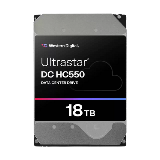 Western Digital Ultrastar DC HC550 18TB 3.5" SATA 7200RPM Data Centre Internal Hard Drive