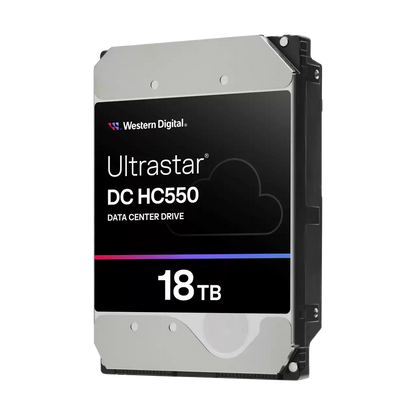 Western Digital Ultrastar DC HC550 18TB 3.5" SATA 7200RPM Data Centre Internal Hard Drive
