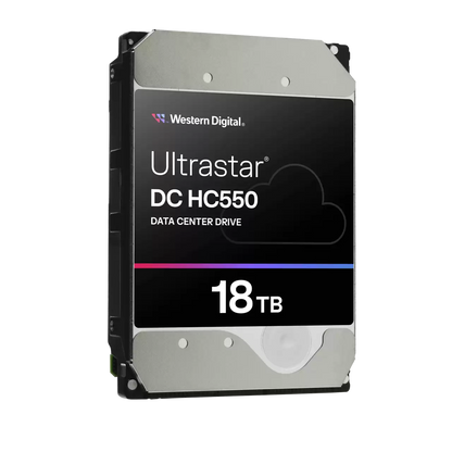 Western Digital Ultrastar DC HC550 18TB 3.5" SATA 7200RPM Data Centre Internal Hard Drive