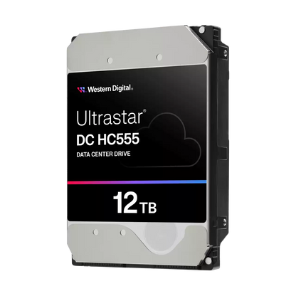 Western Digital Ultrastar DC HC555 12TB 3.5" SAS 7200RPM Data Center Enterprise NAS Hard Drive