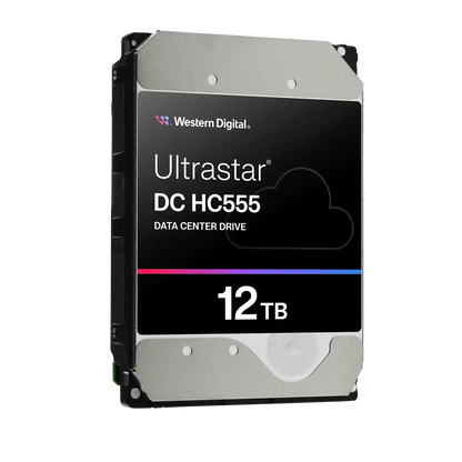 Western Digital Ultrastar DC HC555 12TB 3.5" SAS 7200RPM Data Center Enterprise NAS Hard Drive
