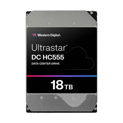 Western Digital Ultrastar DC HC555 18TB 3.5" SATA 7200RPM Data Center Hard Drive