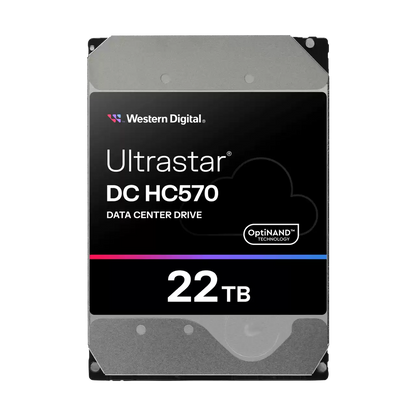 Western Digital Ultrastar DC HC570 22TB 3.5" SATA 6Gb/s 7200RPM Internal Hard Drive