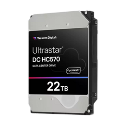 Western Digital Ultrastar DC HC570 22TB 3.5" SATA 6Gb/s 7200RPM Enterprise NAS Hard Drive