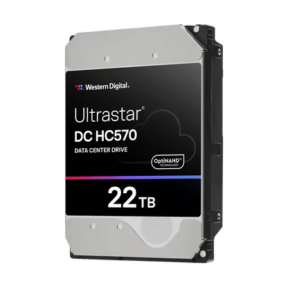 Western Digital Ultrastar DC HC570 22TB 3.5" SATA 6Gb/s 7200RPM Internal Hard Drive