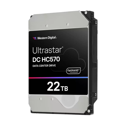 Western Digital Ultrastar DC HC570 22TB 3.5" SATA 6Gb/s 7200RPM Internal Hard Drive
