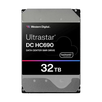 Western Digital Ultrastar DC HC690 32TB 3.5" SATA 7200RPM Data Centre Hard Drive