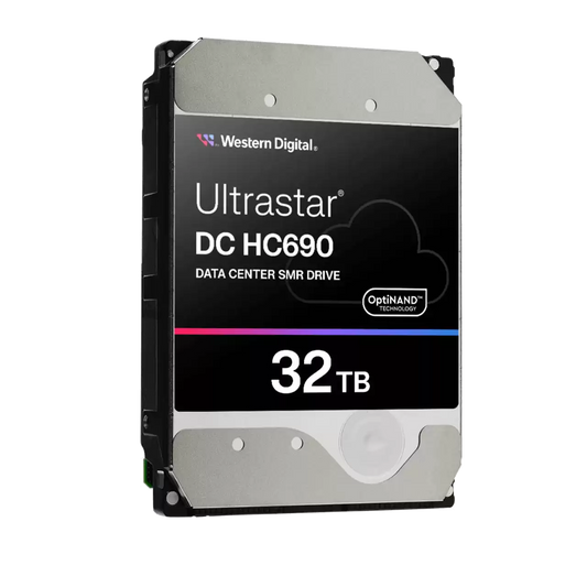 Western Digital Ultrastar DC HC690 32TB 3.5" SATA 7200RPM Data Centre Enterprise NAS Hard Drive