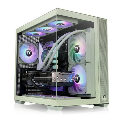 Thermaltake View 380 TG ARGB ATX Mid Tower Cabinet (Matcha Green)