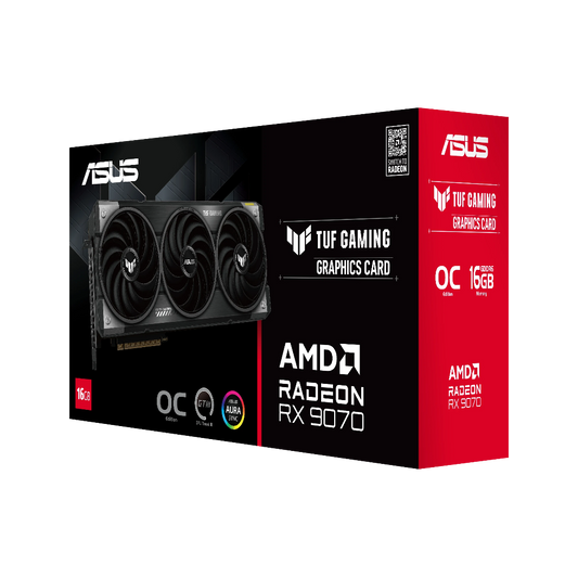 ASUS TUF Gaming Radeon RX 9070 OC Edition 16GB GDDR6 256-Bit Graphics Card