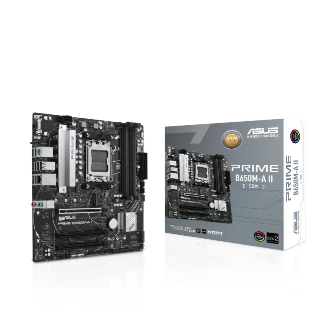 ASUS PRIME B650M-A II-CSM AMD AM5 DDR5 m-ATX Motherboard