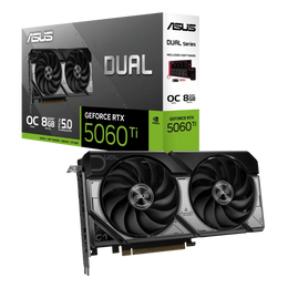 ASUS Dual GeForce RTX 5060 Ti 8GB GDDR7 OC Edition Graphics Card