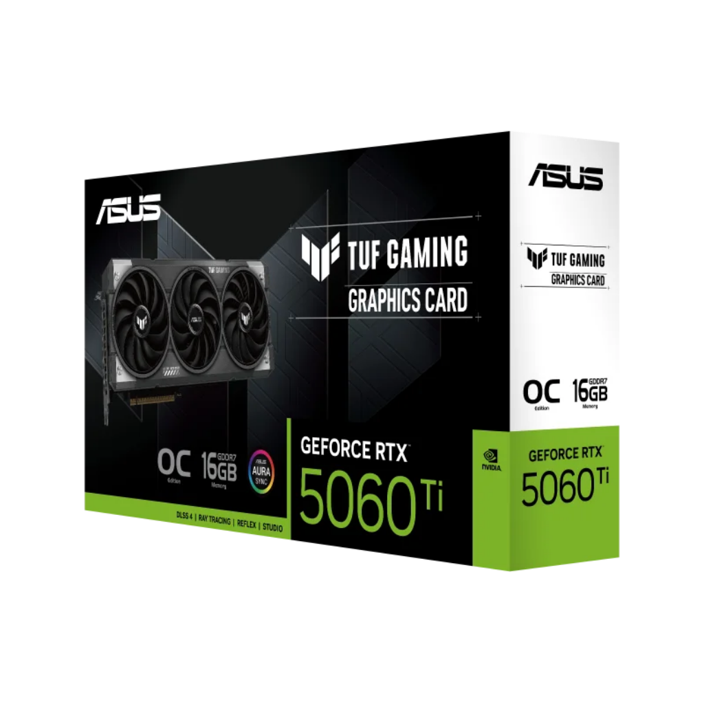 ASUS TUF Gaming GeForce RTX 5060 Ti 16GB GDDR7 OC Edition Graphics Card
