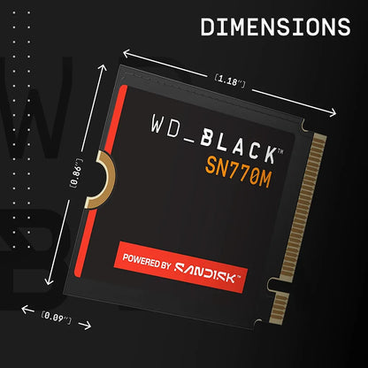 WD_BLACK SN770M NVMe SSD M.2 2230 dimensions and compact design -tpstech.in