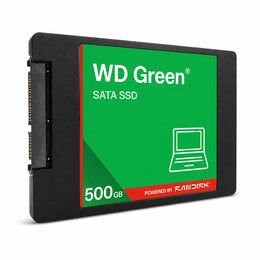 WD Green 500GB 2.5-inch SATA SSD front view internal solid state drive-tpstech.in