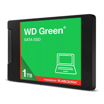 WD Green 1TB SATA SSD 2.5-inch cased internal drive left angle view -tpstech.in
