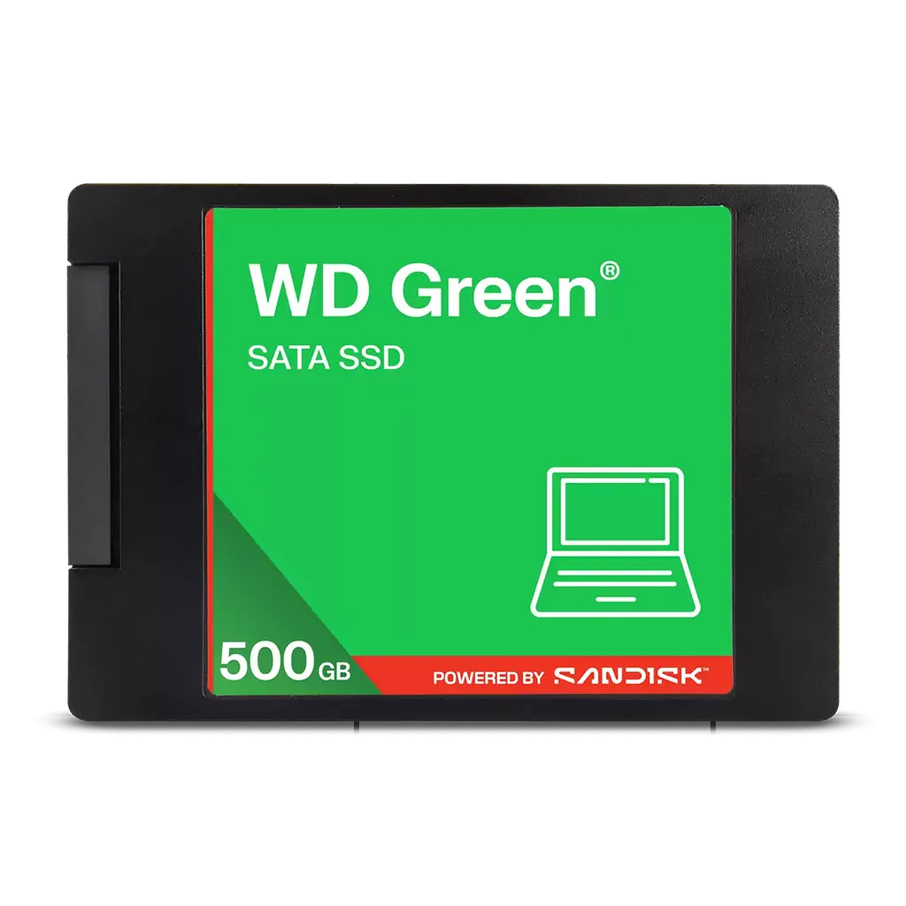WD Green 500GB 2.5-inch SATA SSD front product view-tpstech.in