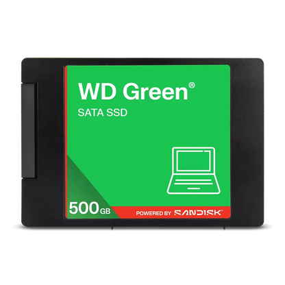 WD Green 500GB 2.5-inch SATA SSD front product view-tpstech.in