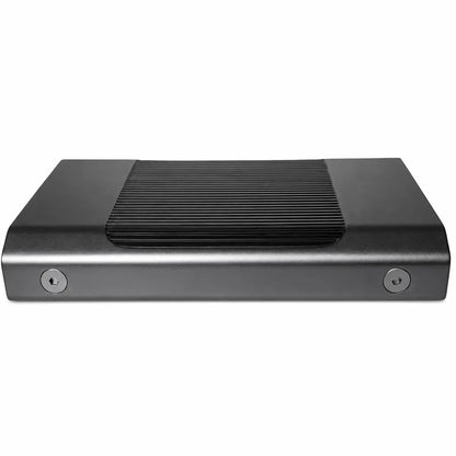 Top angled view of the Western Digital G-DRIVE 22TB USB-C desktop hard drive with stackable aluminum enclosure.