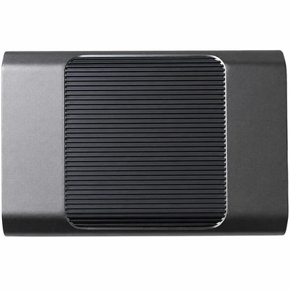 Top view of the Western Digital G-DRIVE 22TB external desktop hard drive with ventilated aluminum enclosure.