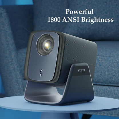 WZATCO Blaze Max 1800 ANSI ultra bright Full HD projector for clear home entertainment viewing -tpstech.in