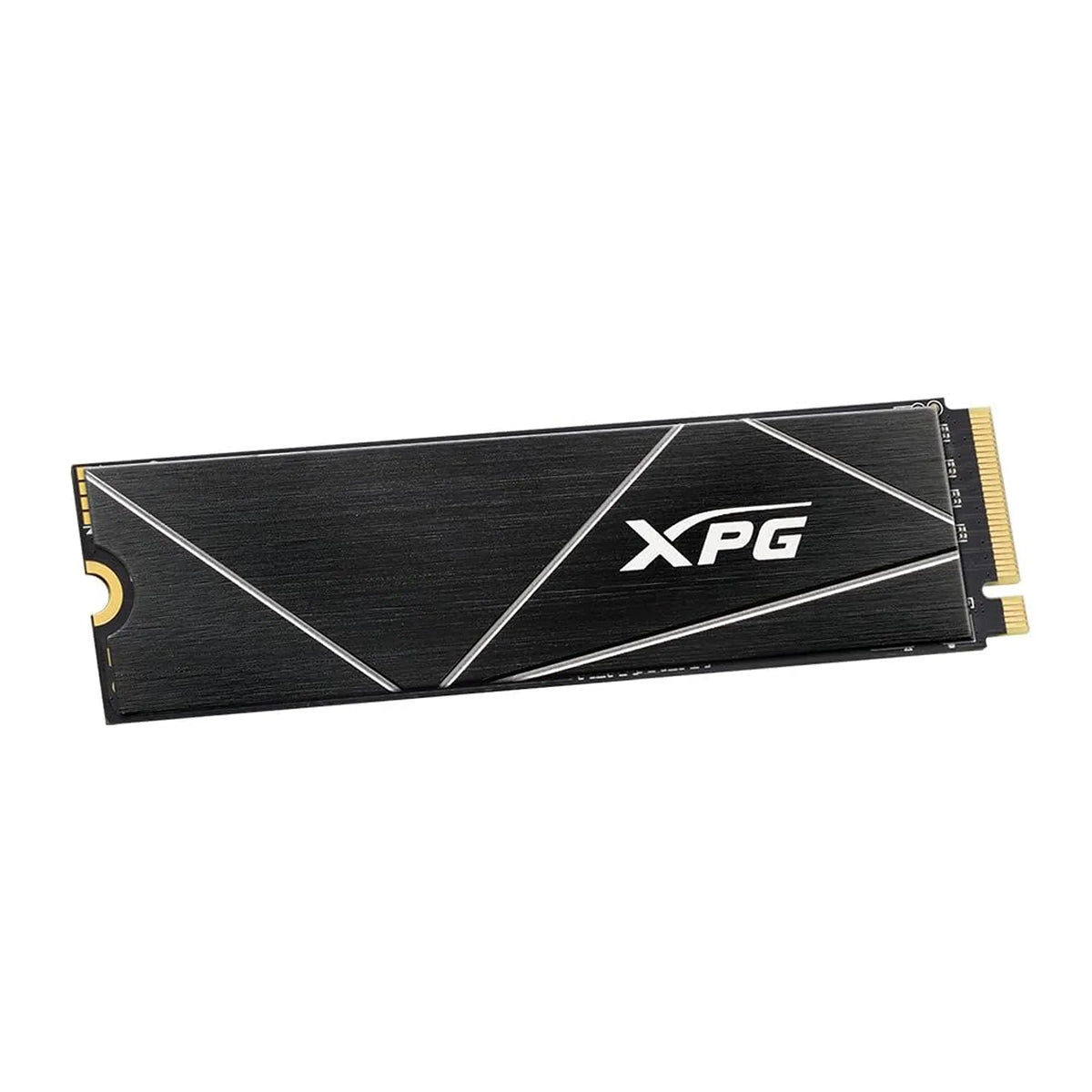 Top angle view of XPG GAMMIX S60 512GB NVMe PCIe Gen4 M.2 2280 Internal SSD with heatsink -tpstech.in
