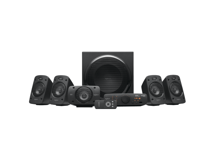 Logitech Z906 5.1 Channel Surround Sound Speaker System - Black