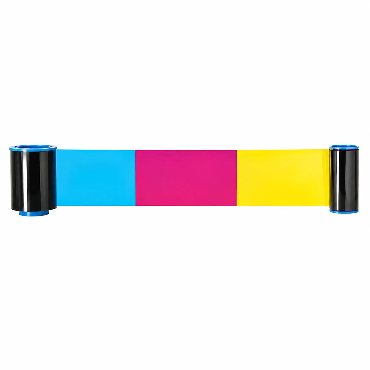 Zebra 800015-440IN color printer ribbon rolls with blue cores and color panels-tpstech.in
