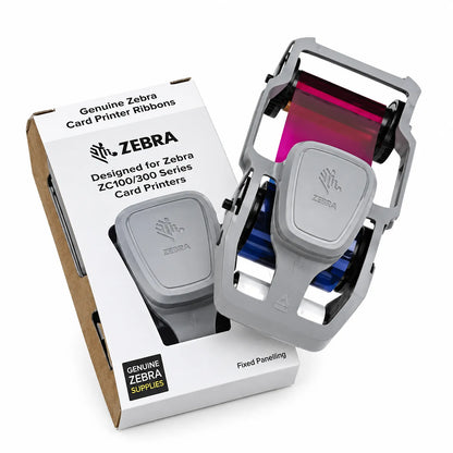 Zebra 800300-252HH color ribbon for ZC300 with YMCKO full panel printing -tpstech.in