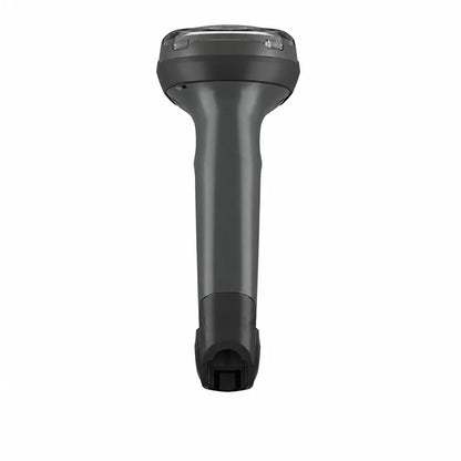 Rear view of Zebra DS4608-XD High-Density 2D Barcode Scanner Corded Black showing ergonomic handle and durable housing.
