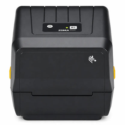 Zebra ZD230TA 4-inch Thermal Desktop Printer front view with compact thermal label printer design and high-quality build -tpstech.in