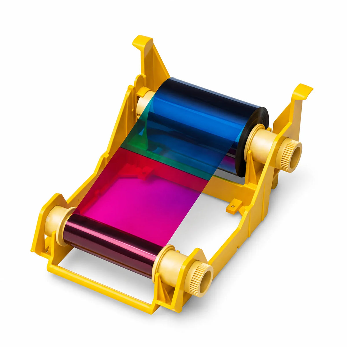 Zebra ZXP3 800033-336IN half panel colour ribbon open roll view -tpstech.in