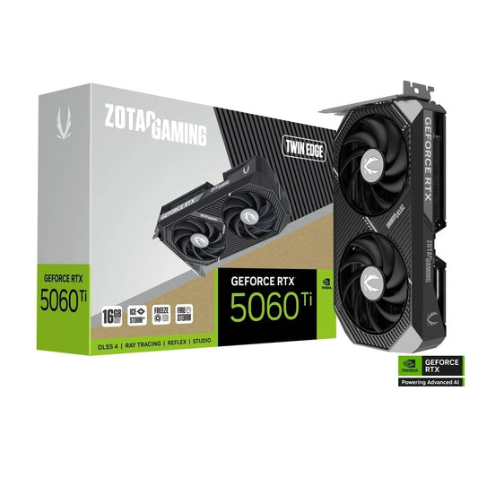 ZOTAC GAMING GeForce RTX 5060 Ti 16GB Twin Edge Graphics Card