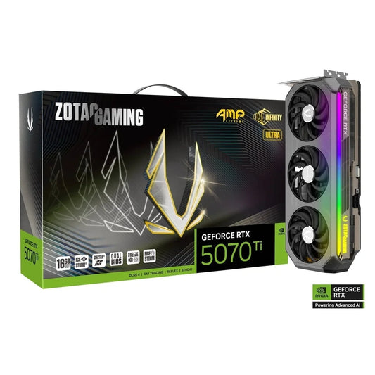 Zotac Gaming GeForce RTX 5070 Ti AMP Extreme INFINITY ULTRA 16GB GDDR7 Graphics Card