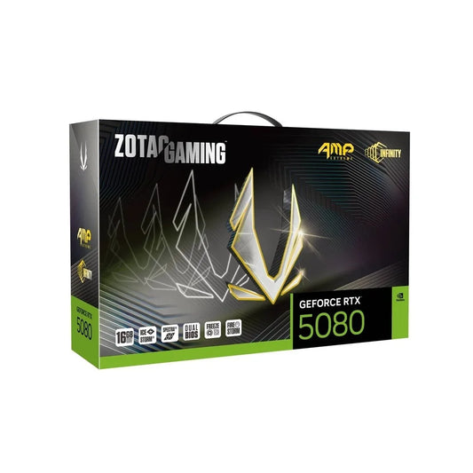ZOTAC GAMING GeForce RTX 5080 AMP Extreme INFINITY 16GB GDDR7 Graphics Card