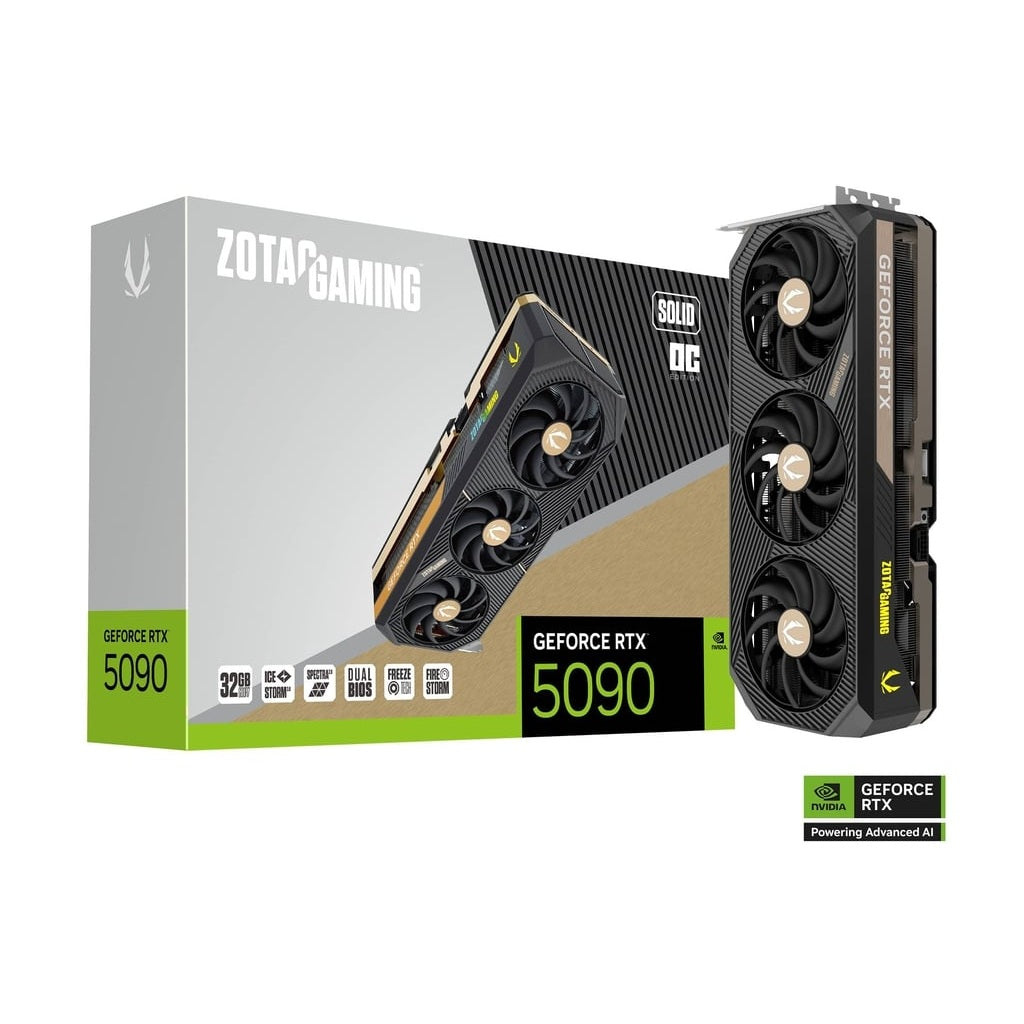 ZOTAC GAMING GeForce RTX 5090 SOLID OC 32GB DDR7 Graphics Card