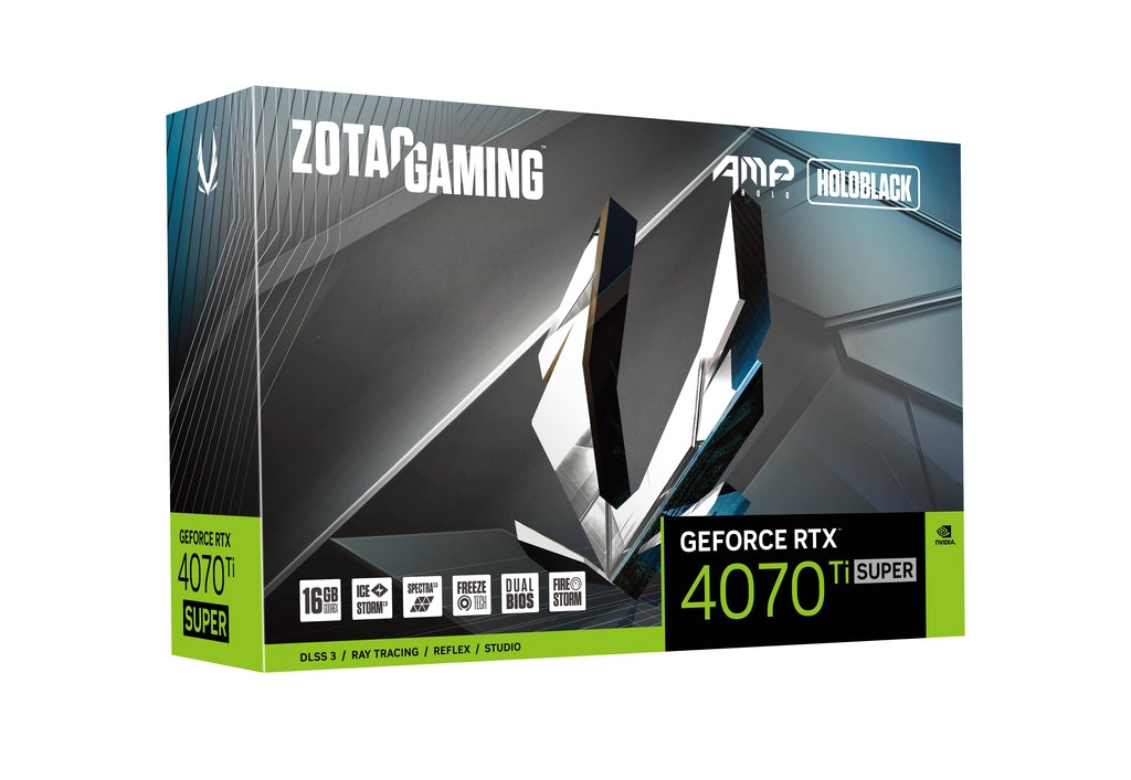 ZOTAC GAMING GeForce RTX 4070 Ti SUPER AMP HOLO 16GB GDDR6X Graphics Card