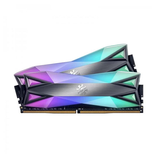 XPG Spectrix D60G RGB 16GB(2x 8GB) DDR4 RAM 3600MHz CL18 Desktop Gaming Memory