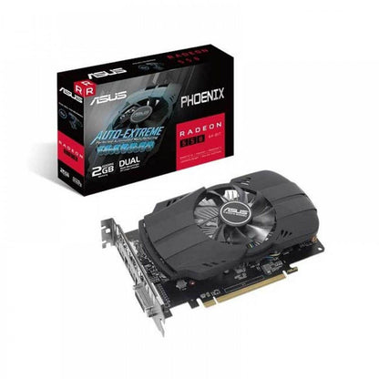 ASUS फीनिक्स Radeon 550 ग्राफिक्स कार्ड GDDR5 2GB 64-बिट IP5X धूल प्रतिरोध के साथ