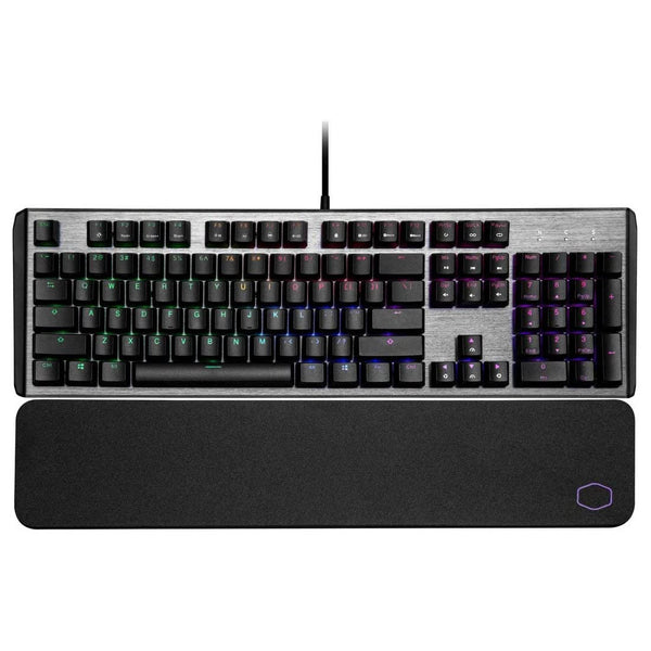 Cooler Master CK550 V2 Mechanical Blue Switch RGB Keyboard with Wrist Rest and On-Board Memory