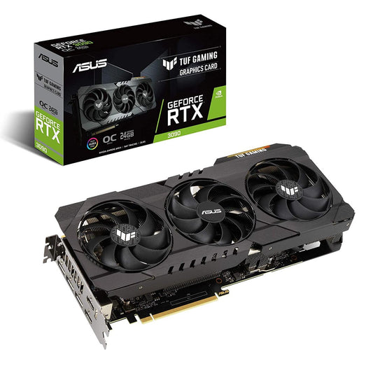 ASUS TUF Gaming GeForce RTX 3090 OC Edition Graphics Card GDDR6X 24GB 384-Bit with DLSS AI Rendering