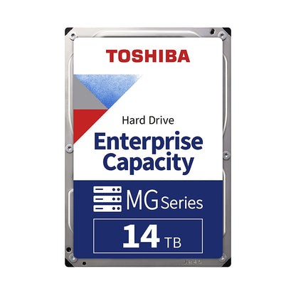 Toshiba 14TB एंटरप्राइज क्षमता 3.5 इंच SATA इंटरनल हार्ड ड्राइव 7200 rpm के साथ