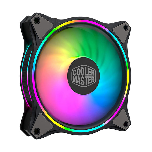 Cooler Master MasterFan MF120 Halo 120mm Case Fan with Dual Loop ARGB Lighting and Low Noise Design