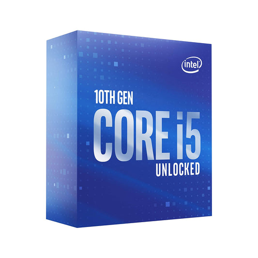 Intel Core 10th Gen i5-10600K LGA1200 अनलॉक डेस्कटॉप प्रोसेसर 6 कोर 4.80GHz तक 12MB कैशे
