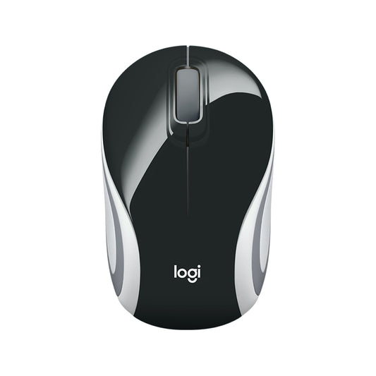 Logitech M187 Mini 1000DPI 2.4GHz Wireless Ultra Portable Mouse - Black