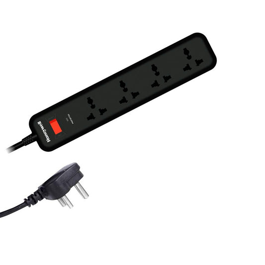 Honeywell 4 Output Surge Protector Extension Cable with Master Switch and LED Indicator