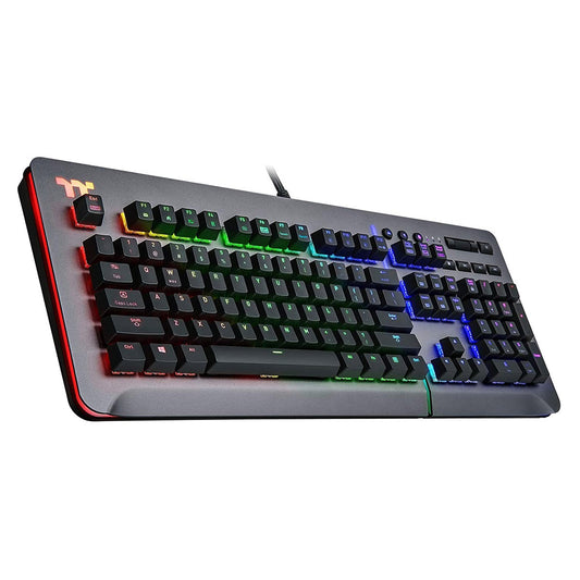 Thermaltake Level 20 RGB Titanium Gaming Keyboard With Cherry MX Blue Switch and AI Voice Control