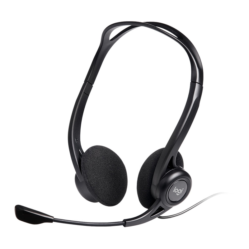 Logitech H370 USB Wired Headphone with Noise Cancelling and Rotatable Mic